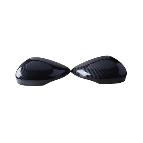 ENEFCKCHRL Auto-Rückspiegelgehäuse Auto-Rückspiegel-Abdeckkappe Für Fiesta MK7 2008–2017 Links Und Rechts Rückspiegel-Abdeckkappe Flügelspiegel-Abdeckung(Carbon Fiber) von ENEFCKCHRL