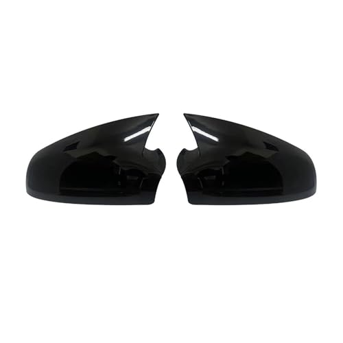 ENEFCKCHRL Auto-Rückspiegelgehäuse Auto Rückspiegel Schalen Seite Flügel Spiegel Abdeckung Kappe Für Holden Für Astra 2004–2009 Flügel Spiegel Abdeckung Rückspiegel Abdeckkappen(Glossy Black) von ENEFCKCHRL