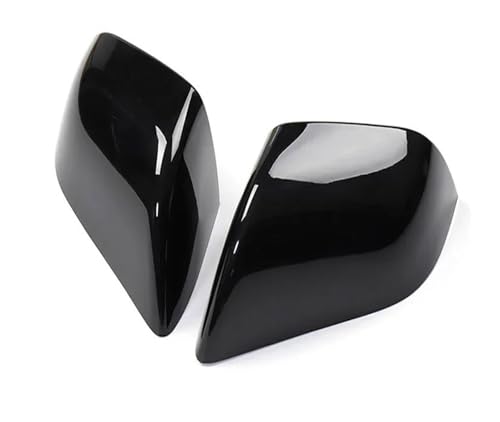 ENEFCKCHRL Auto-Rückspiegelgehäuse Für Tesla Für Modell 3 2018-2024 Rückspiegel Shell Abdeckung Links Und Rechts Seite Flügel Spiegel Abdeckung Gehäuse Kappe Zubehör(Glossy Black) von ENEFCKCHRL