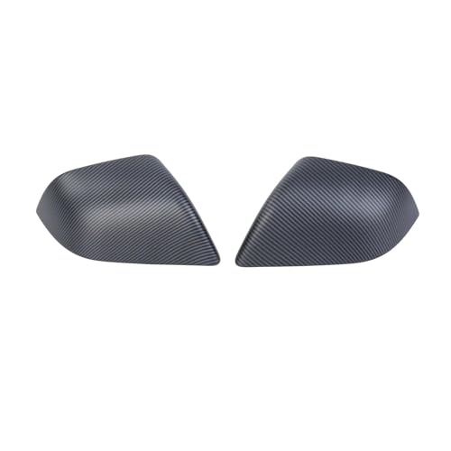 ENEFCKCHRL Auto-Rückspiegelgehäuse Für Tesla Für Modell 3 2018-2024 Rückspiegel Shell Abdeckung Links Und Rechts Seite Flügel Spiegel Abdeckung Gehäuse Kappe Zubehör(Matte Carbon) von ENEFCKCHRL