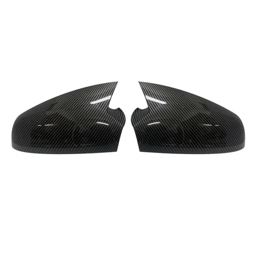 ENEFCKCHRL Auto-Rückspiegelgehäuse Links Rechts Rückspiegel Kappe Für Vauxhall Für Astra H MK5 2004–2009 Flügel Spiegel Abdeckung Rückspiegel Abdeckung Kappen(Carbon Look) von ENEFCKCHRL