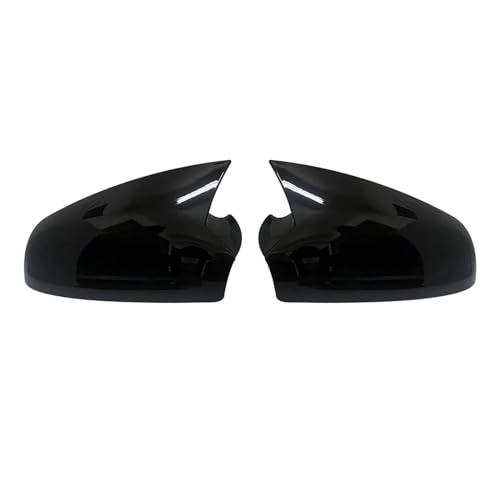 ENEFCKCHRL Auto-Rückspiegelgehäuse Links Rechts Rückspiegel Kappe Für Vauxhall Für Astra H MK5 2004–2009 Flügel Spiegel Abdeckung Rückspiegel Abdeckung Kappen(Glossy Black) von ENEFCKCHRL