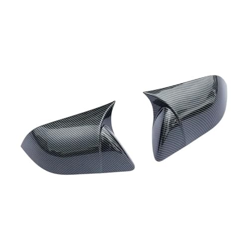 ENEFCKCHRL Auto-Rückspiegelgehäuse Tür Seite Spiegel Shell Für Tesla Für Modell Y 2021-2024 Linke Und Rechte Seite Flügel Spiegel Abdeckung Rückspiegel Abdeckung Zubehör(Glossy Carbon) von ENEFCKCHRL
