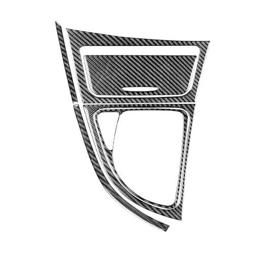 Für 1 Für Serie E81 E82 E87 E88 2008-2013 Kohlefaser-Auto-Schalttafel Seitenstreifen Aufbewahrungsbox Rahmenaufkleber Panel Abdeckung Trim(LHD) von ENEFCKCHRL