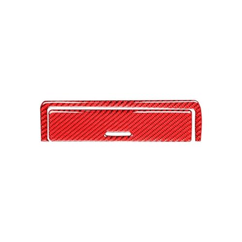 Für 3 Für Serie E46 1999-2004 Auto Übertragung Shift Box Taste Panel Trim Abdeckung Aufkleber Carbon Fiber Innen Panel Abdeckung Trim(Red) von ENEFCKCHRL