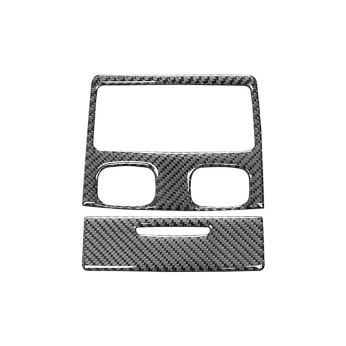 Für 3 Für Serie E90 2005-2012 Carbon Faser Auto Hinten Klimaanlage Vent Air Outlet Dekoration Abdeckung Trim Aufkleber Panel Abdeckung Trim(Zwart) von ENEFCKCHRL