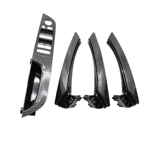 Für 3 Für Serie E90 E91 316 318 320 325 328 LHD Links Fahrer Carbon Fiber Innen Tür Pull Griff Armlehne Panel Panel Abdeckung Trim(35.5 High-end set) von ENEFCKCHRL