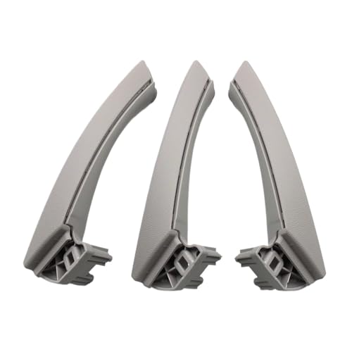 Für 3 Für Serie E90 E91 E92 316 318 320 325 328i 2004-2012 LHD RHD Beige Schwarz Grau Innen Tür Pull Griff Set Ersatz Panel Abdeckung Trim(RHD SET Gray) von ENEFCKCHRL