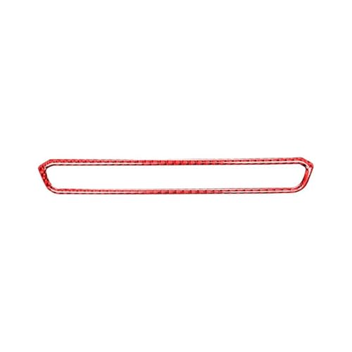 Für 3 Für Serie G20 G28 2019-2020 Auto Klimaanlage CD Panel Taste Trim Abdeckung Rahmen Dekor Aufkleber Carbon Faser Panel Abdeckung Trim(RED) von ENEFCKCHRL