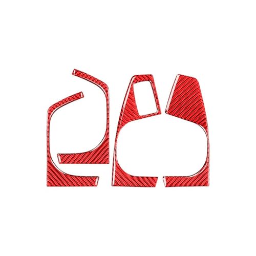 Für 3 Für Serie G20 G28 2019-2020 Carbon Fiber Innen Auto Tür Armlehne Wasser Tasse Halter Panel Trim Abdeckung Aufkleber Panel Abdeckung Trim(RED) von ENEFCKCHRL
