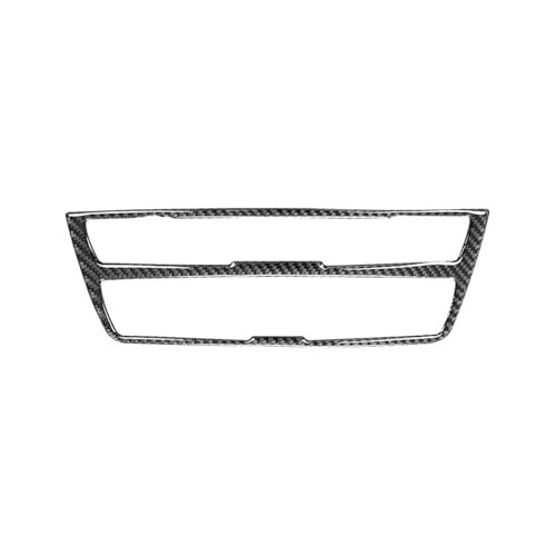 Für 3 Für Serie GT F30 F34 2013-2016 Carbon Faser Auto Klimaanlage CD Schalter Taste Trim Rahmen Abdeckung Aufkleber Panel Abdeckung Trim(Zwart) von ENEFCKCHRL