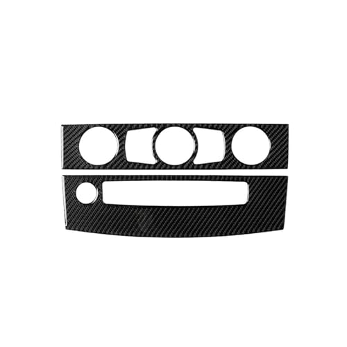 Für 5 Für Serie E60 2008-10 Mittelkonsole Klimaanlage CD Panel Abdeckung Trim Carbon Fiber Innen Panel Abdeckung Trim(Type A) von ENEFCKCHRL