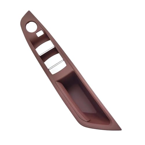 Für 5 Für Serie F10 F11 520i 523i 525i Innen Armlehne Fenster Schalter Panel Abdeckung Tür Pull Griff Rechts Fahrer Autos RHD Panel Abdeckung Trim(Model B Redbrown) von ENEFCKCHRL