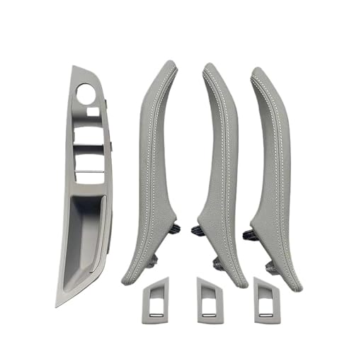Für 5 Für Serie F10 F11 F18 520i 523i 525i 528i 535i LHD RHD Armlehne Innen Leder Türgriff 7PCS SET Panel Abdeckung Trim(Lhd Gray) von ENEFCKCHRL