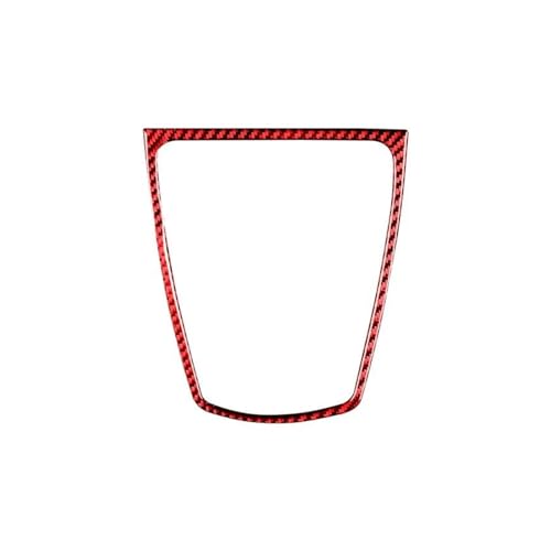 Für 5 Für Serie F10 F18 2011-2017 GT5 F07 Auto Dashboard Center Horn Trim Abdeckung Rahmen Aufkleber Carbon Faser Innen Panel Abdeckung Trim(RED) von ENEFCKCHRL