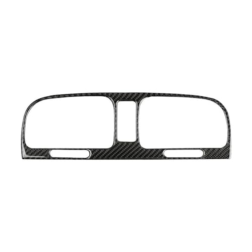 Für 6 Für R MK6 2008-2012 Mittleren Air Vent Rahmen Dekoration Aufkleber Trim Carbon Fiber Innen Panel Abdeckung Trim(Zwart) von ENEFCKCHRL