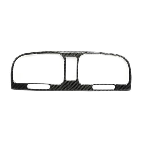 Für 6 MK6 2010 2011 2012 2013 Auto Interior Center Konsole Klimaanlage Outlet Vent Carbon Textur Abdeckung Trim Aufkleber Panel Abdeckung Trim(Center Air vent) von ENEFCKCHRL