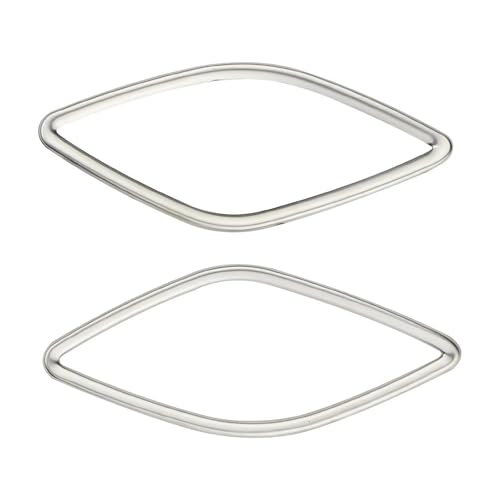 Für A3 8V 2013 2014 2015 2016 2017 2018 2019 2 Stück Edelstahl-Aufkleber Zierleiste Für Auto Vorne Klimaanlage Lüftungsschlitze Panel Abdeckung Trim Für A3 8V 2013 2014 2015 2016 2017 2018 2019 2 Stück Edelstahl-Aufkleber Zierleiste Für Auto Vorne Klimaanlage Lüftungsschlitze Panel Abdeckung Trim von ENEFCKCHRL