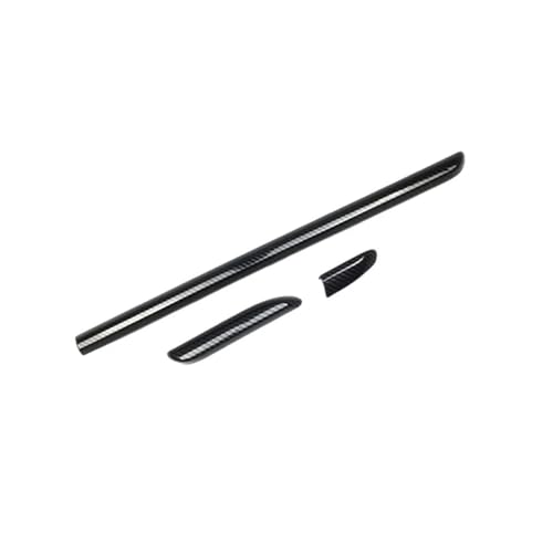 Für A3 8V 2014-2020 3Pcs Auto Innen Konsole Dashboard Formteile Center Trim Streifen Dekor Abdeckung ABS carbon Faser Panel Abdeckung Trim(Red) von ENEFCKCHRL