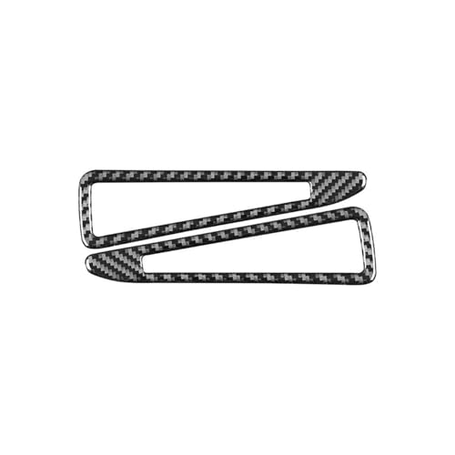 Für A3L 2021-2023 Carbon Fiber Front Tür Air Outlet Dekorative Rahmen Aufkleber Abdeckung Auto Styling Zubehör Panel Abdeckung Trim von ENEFCKCHRL