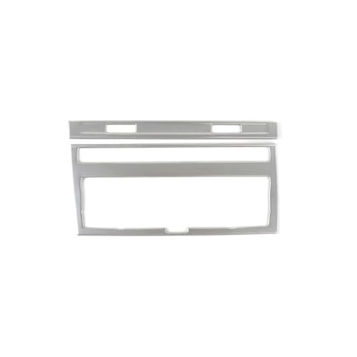 Für A6 C6 2005-2011 Mittelkonsole Klimaanlage Rahmen Dekoration Abdeckung Trim Auto Styling Innen Panel Abdeckung Trim(Silver) von ENEFCKCHRL