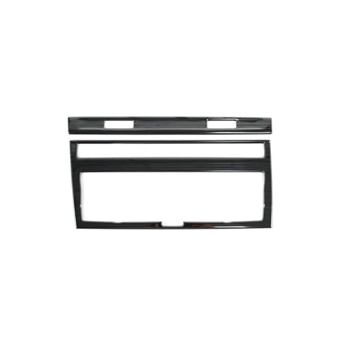 Für A6 C6 2005-2011 Mittelkonsole Klimaanlage Rahmen Dekoration Abdeckung Trim Auto Styling Innen Panel Abdeckung Trim(Zwart) von ENEFCKCHRL