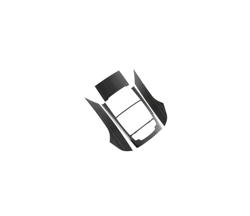 Für A6 C7 2012–2018 Auto-Styling Mittelkonsole Schalthebel-Rahmen Zierleiste Kohlefaser-Textur/schwarz Gebürstet Panel Abdeckung Trim(Black Brushed) von ENEFCKCHRL