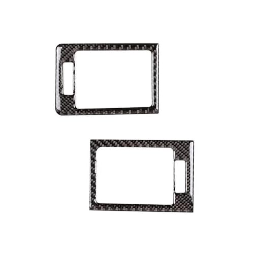 Für C Für Klasse W204 2007 2008-2010 Auto Carbon Fiber Seite/Center Control Klimaanlage Air Vent Outlet Abdeckung Trim Panel Abdeckung Trim(Side Air Outlet) von ENEFCKCHRL