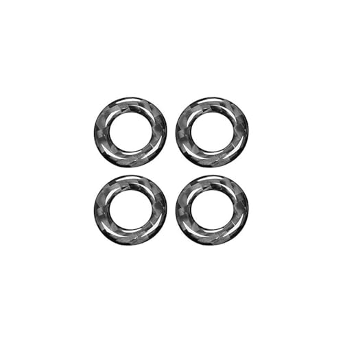 Für C Für Klasse W204 2007-2013 Auto Türschloss Säule Dekorative Ring Trim Carbon Fiber Innen Aufkleber Panel Abdeckung Trim von ENEFCKCHRL
