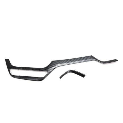 Für C-HR Für CHR AX10 2016-2021 Center Console Dashboard Panel Trim Aufkleber Abdeckung Rahmen Dekoration Panel Abdeckung Trim(Carbon Fiber Black) von ENEFCKCHRL