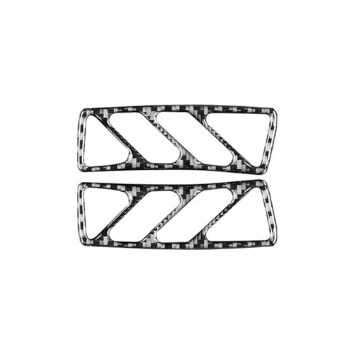 Für Camaro 2010-2015 Auto Dashboard Air Outlet Abdeckung Innen Trim Aufkleber Dekor Rahmen Carbon Faser Panel Abdeckung Trim(Black Carbon Fibre) von ENEFCKCHRL