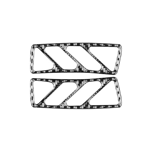 Für Camaro 2010-2015 Auto Dashboard Air Outlet Abdeckung Innen Trim Aufkleber Dekor Rahmen Carbon Faser Panel Abdeckung Trim(Black Carbon Fibre) von ENEFCKCHRL