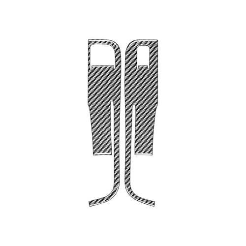 Für Camaro 2010-2015 Innen Auto Windows Heben Bedienfeld Trim Abdeckung Dekor Aufkleber Carbon Faser Panel Abdeckung Trim(Style B(10-11) Black) von ENEFCKCHRL