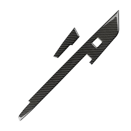 Für Camaro 2017-2022 Auto Center Konsole Seite Dekorative Streifen Abdeckung Aufkleber Carbon Faser Panel Abdeckung Trim(Black carbon fiber) von ENEFCKCHRL