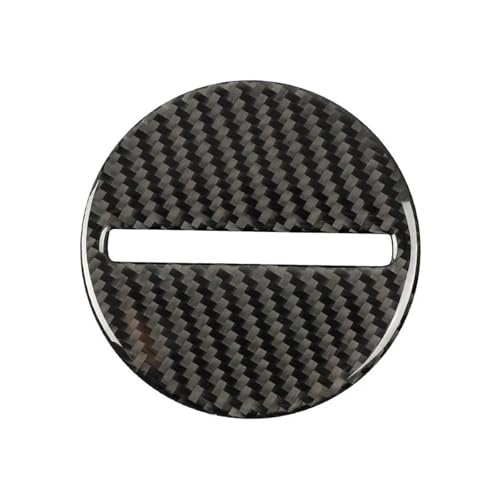 Für Camaro 2017-2022 Auto Lenkrad Panel Trim Abdeckung Dekorative Aufkleber Carbon Faser Panel Abdeckung Trim(Black carbon fiber) von ENEFCKCHRL