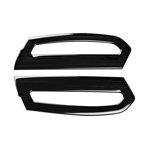 Für Camry 70 XV70 2018-2021 2022 2023 Edelstahl Auto Center Konsole Klimaanlage Vent Outlet Abdeckung Fall Trim Aufkleber Panel Abdeckung Trim(Zwart) von ENEFCKCHRL