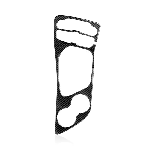 Für Dodge Für Challenger 2021-2015 Auto Getriebe Shift Panel Abdeckung Aufkleber Carbon Faser Trim Aufkleber Panel Abdeckung Trim(Zwart) von ENEFCKCHRL