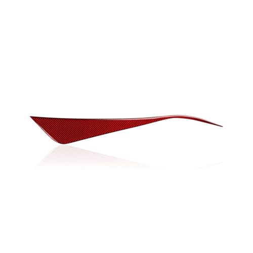 Für Dodge Für Challenger 2021-2015 Auto Getriebe Shift Panel Streifen Aufkleber Trim Carbon Faser Aufkleber Panel Abdeckung Trim(Red) von ENEFCKCHRL