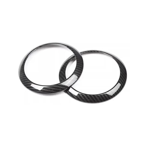 Für E Für Klasse W213 2016 2017 2018, 2 Stück Autoseite Klimaanlage Entlüftungsauslass Ring Rahmenabdeckung Verkleidung Panel Abdeckung Trim(Carbon Fiber Texture) von ENEFCKCHRL