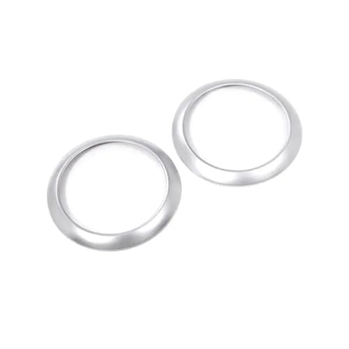 Für E Für Klasse W213 2016 2017 2018, 2 Stück Autoseite Klimaanlage Entlüftungsauslass Ring Rahmenabdeckung Verkleidung Panel Abdeckung Trim(Silver) von ENEFCKCHRL