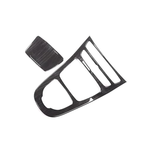 Für E Für Klasse W213 2016 2017 2018 ABS Interior Center Konsole Getriebe Shift Panel Abdeckung Rahmen Aufkleber Trim Panel Abdeckung Trim(Black Wood Texture) von ENEFCKCHRL