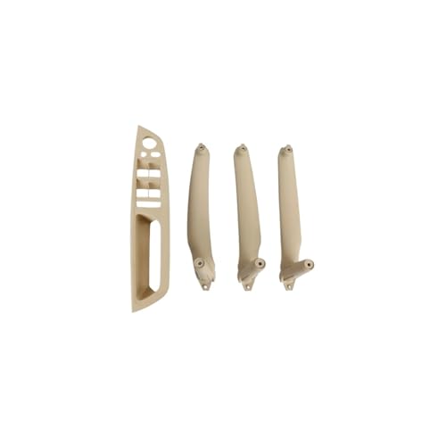 Für E70 E71 E72 X5 X6 LHD RHD 4 Stücke Auto Innentürgriff Innenverkleidung Pull Trim Abdeckung Griff Set Armlehne Ersatz Panel Abdeckung Trim(Model A LHD Beige) von ENEFCKCHRL