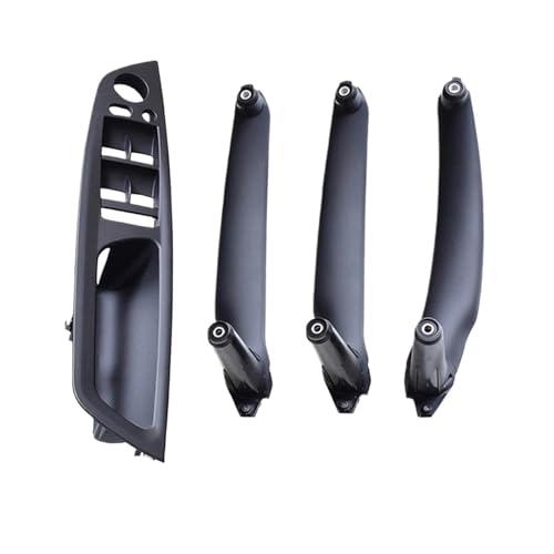 Für E70 E71 X5 X6 2007-2012 2013 2014 Auto Carbon Fiber ABS Innen Tür Armlehne Griff Links Rechts Panel Pull Trim Abdeckung Panel Abdeckung Trim(RHD Black 4Pcs) von ENEFCKCHRL