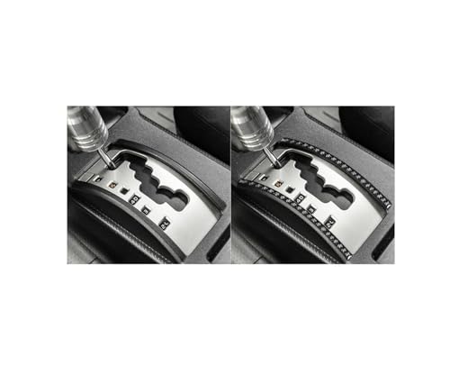 Für FJ Für Cruiser 2007-2021 Carbon Faser Automatische Getriebe Shift Panel Trim Abdeckung Auto Innen Dekorative Aufkleber Panel Abdeckung Trim(1 Black) von ENEFCKCHRL