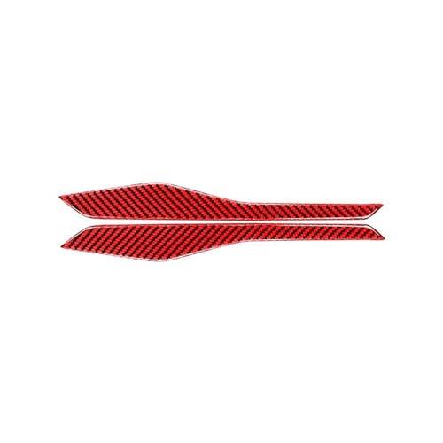 Für Für Explorer 2013-2019 Auto Zentrale Navigation Side Trim Abdeckung Dekor Aufkleber Aufkleber Carbon Faser Panel Abdeckung Trim(Red) von ENEFCKCHRL