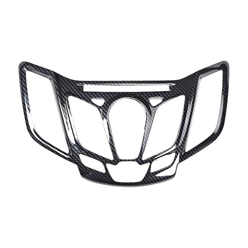 Für Für Fiesta 2009-2013 2012 2011 2010 Dashboard Control Center CD-Player Rahmen Panel Abdeckung Trim Aufkleber Panel Abdeckung Trim(B1) von ENEFCKCHRL