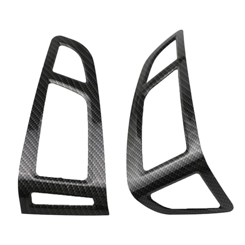 Für Für Focus 3 MK3 2015-2018 LHD Auto Air Vent Outlet Panel Abdeckung Aufkleber Ac Klimaanlage Vents Trim Panel Abdeckung Trim(Carbon black) von ENEFCKCHRL