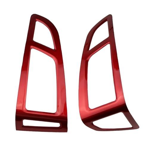 Für Für Focus 3 MK3 2015-2018 LHD Auto Air Vent Outlet Panel Abdeckung Aufkleber Ac Klimaanlage Vents Trim Panel Abdeckung Trim(Red) von ENEFCKCHRL