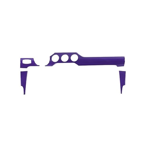 Für Für Mustang 2015 2016 2017 2018 2019 2020-2023 Auto Center Konsole Panel Dekoration Abdeckung Rahmen Aufkleber Zubehör Panel Abdeckung Trim(Purple) von ENEFCKCHRL