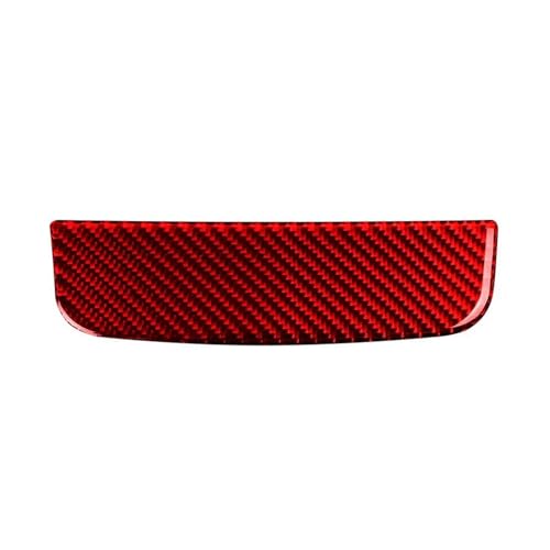 Für Für Mustang GT 2015-2021 Carbon Faser Stil Innen Auto Lagerung Box Trim Abdeckung Trim Aufkleber Aufkleber Dekoration Panel Abdeckung Trim(Red carbon fiber) von ENEFCKCHRL
